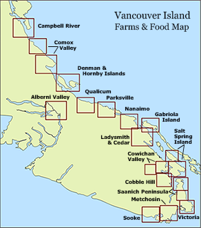 Vancouver Island Farms & Food Map